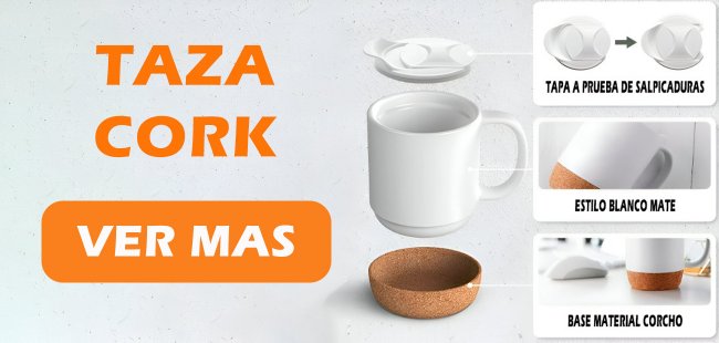 Taza Base Corcho Detalles