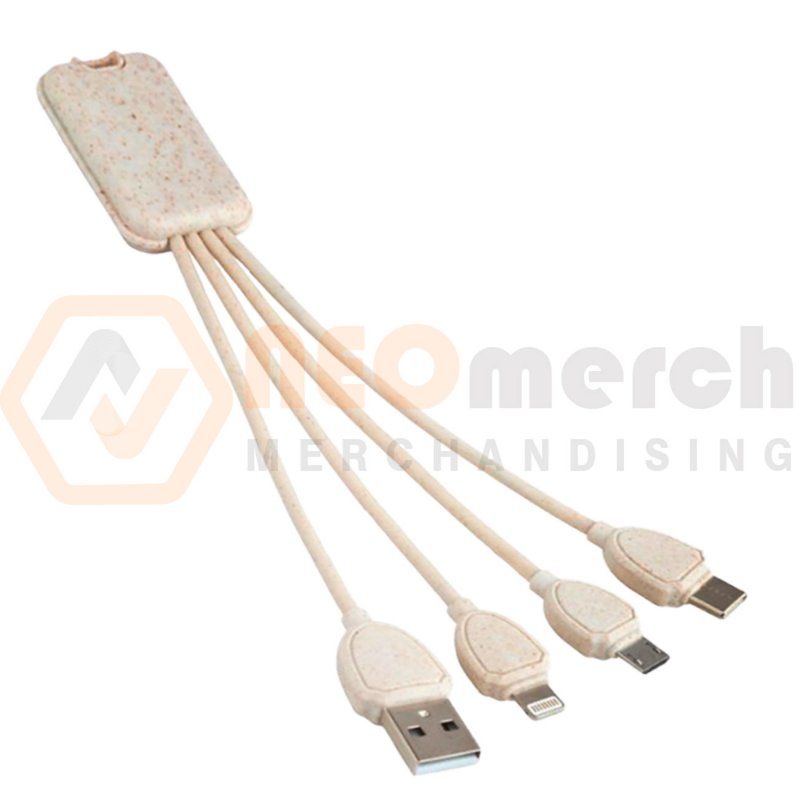 CABLE MULTIPUERTO FIBRA DE TRIGO