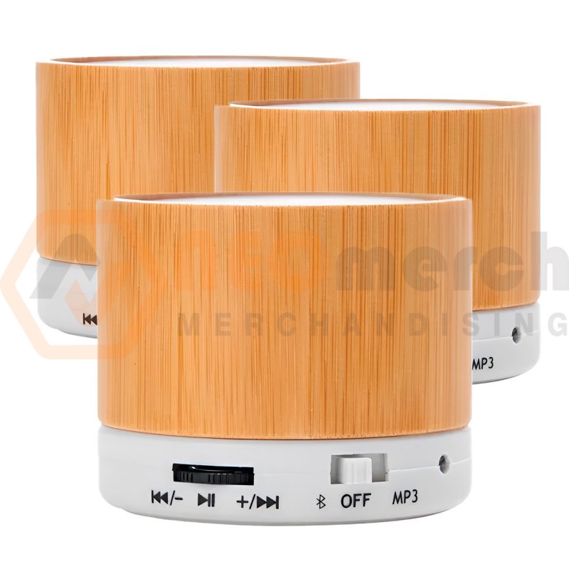 Parlante Bluetooth Bambú Trigo Nemis